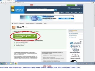 Como instalar servidor web xampp