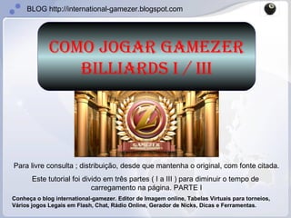 Dicas GameZer: Grupo GameZer