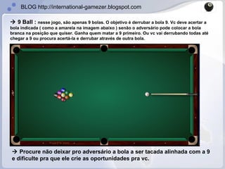 Billiards Online em Jogos na Internet