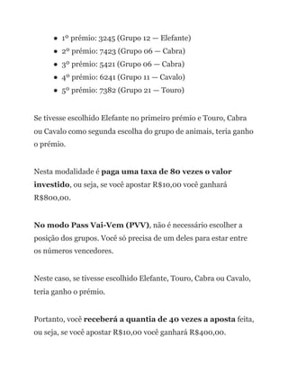 Resultado do Jogo do Bicho