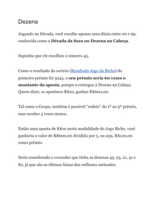 Resultado do Jogo do Bicho