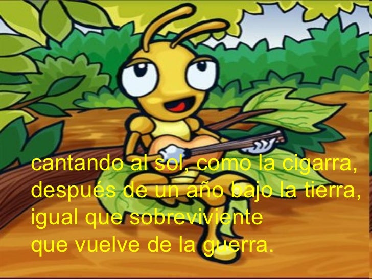 Como la cigarra