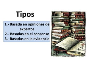 Resolver con la GPC el supuesto clínicoLas guías de práctica Clínica son un conjunto de recomendaciones desarrolladas de manera sistemática con el objetivo de ayudar a profesionales y a pacientes a decidir la intervención sanitaria más adecuada en una situación clínica concreta.