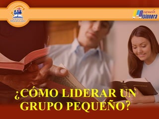 ¿ CÓMO LIDERAR UN GRUPO PEQUEÑO?
