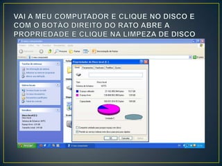 Como limpar o seu disco