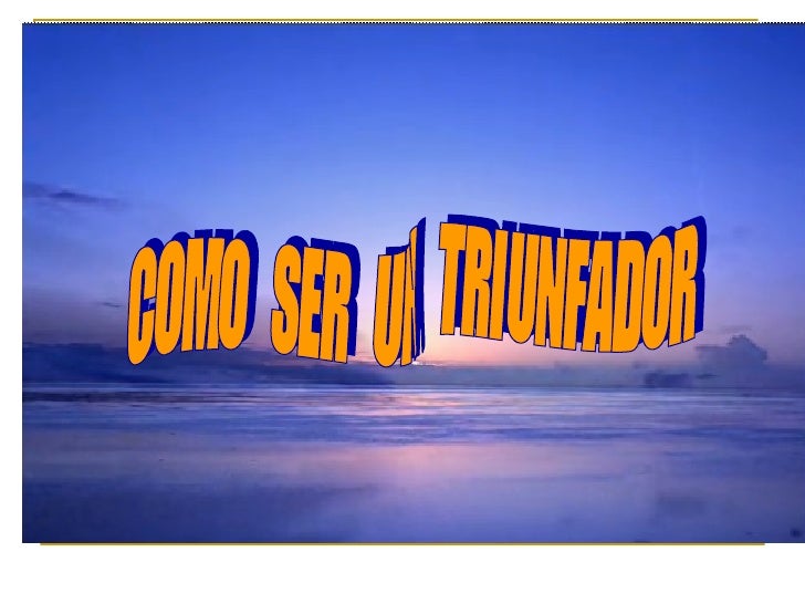 Como Llegar Al Exito