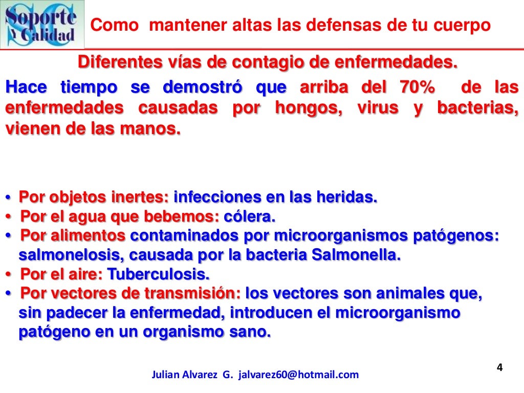 Como mantener alta las defensas de tu cuerpo