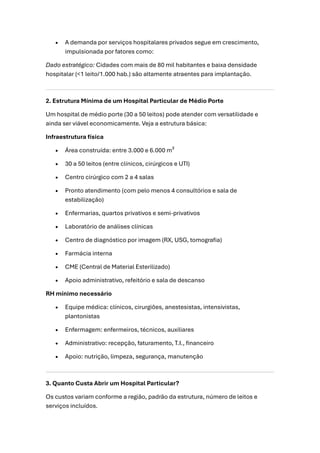 Como Montar um Hospital Particular - Guia Completo Para Empreendedores ...