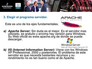Como montar un servidor web en tu casa | PPT