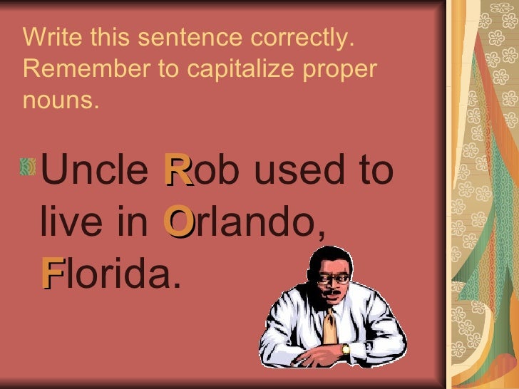 Common / Proper Nouns