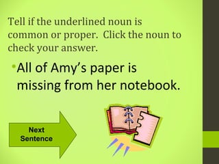 Comon proper nouns | PPT