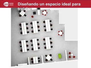 Diseñando un espacio ideal para
trajajar
 