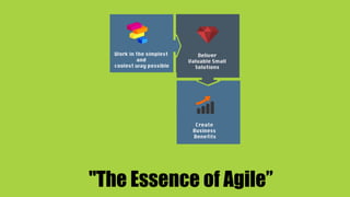 "The Essence of Agile”
 