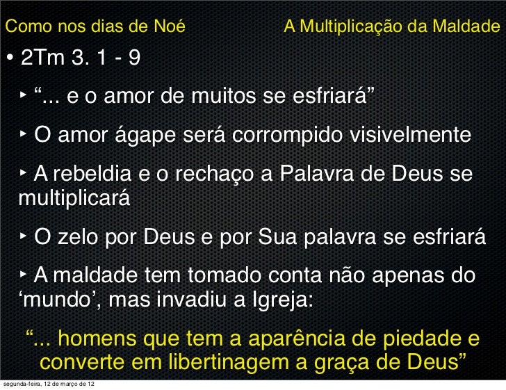 Onde Fala Na Biblia Que O Amor De Muitos Esfriara