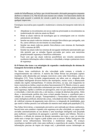 COMO O GOVERNO DO BRASIL PODERÁ TORNAR SUSTENTÁVEL E EXPANDIR E MODERNIZAR O SETOR DE TRANSPORTES.pdf