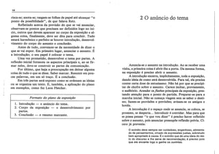 Como ordenar as ideias