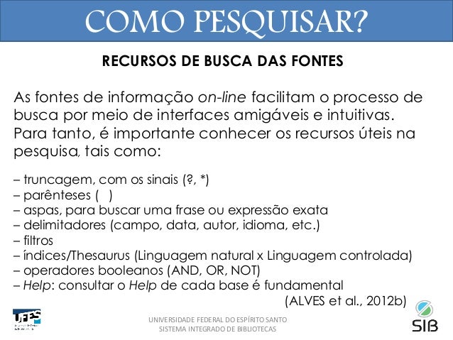 Pesquisar artigos cientificos