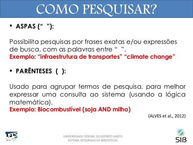 Pesquisar artigos cientificos