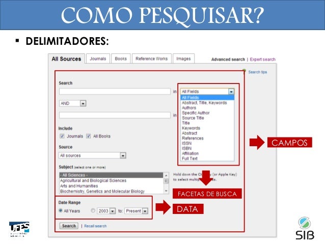 Pesquisar artigos cientificos