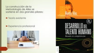La construcción de la
Metodología de Alles se
sostiene en dos grandes pilares:
 Teoría existente
 Experiencia profesional
 