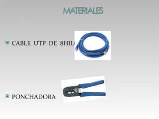 CABLE UTP DE 8HILO PONCHADORA
