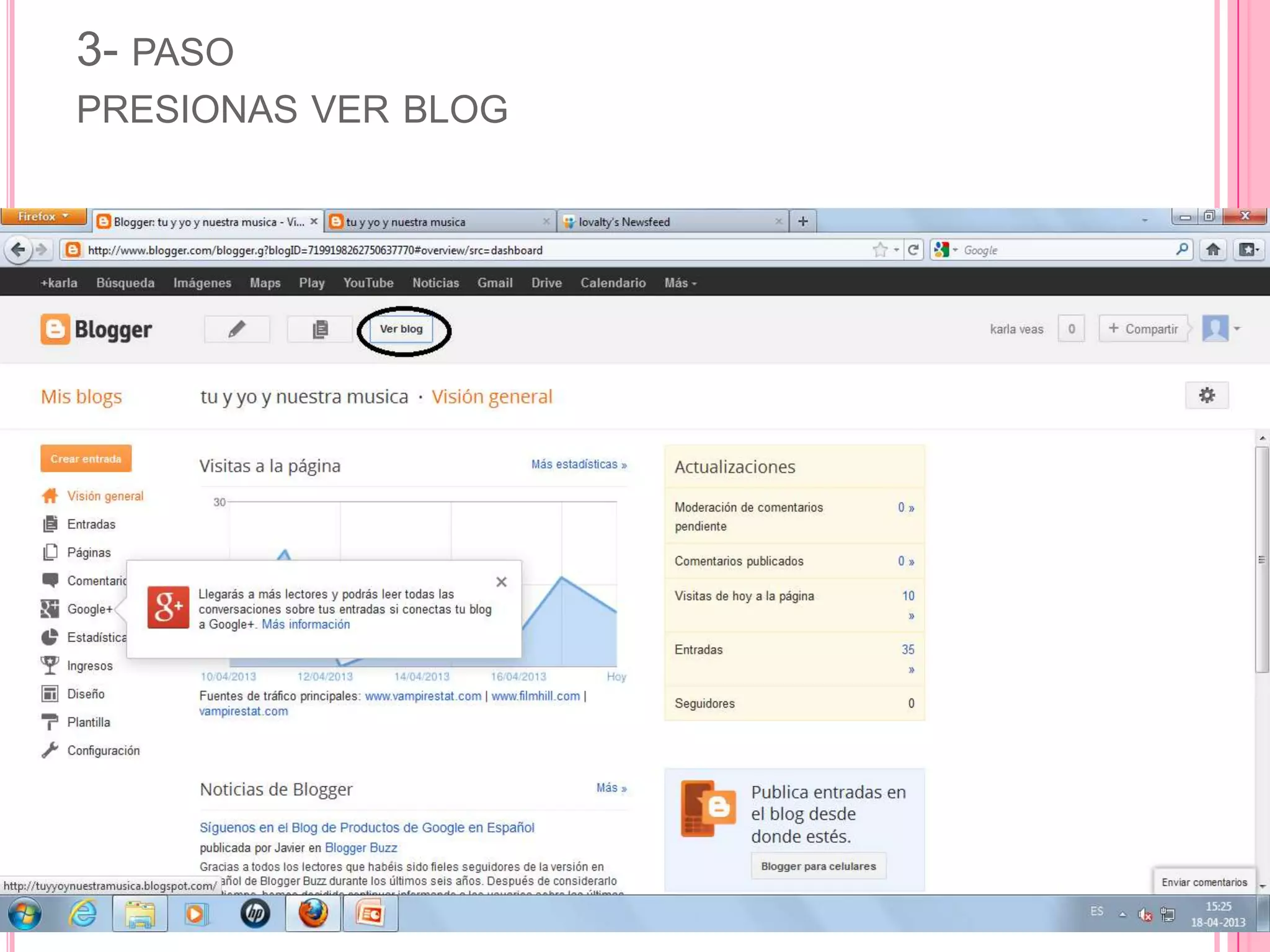 3- PASO
PRESIONAS VER BLOG
 