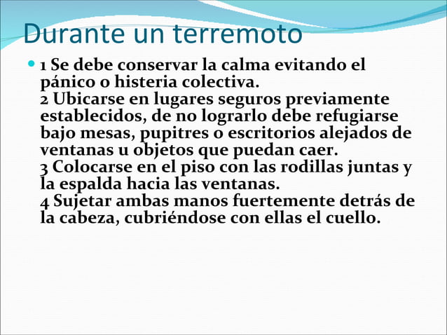 Como prevenir catastrofes en un terremoto | PPT