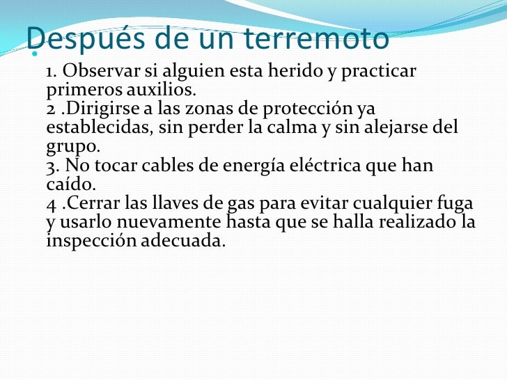 Como prevenir catastrofes en un terremoto