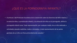 Como prevenir la pornografia infantil | PPT