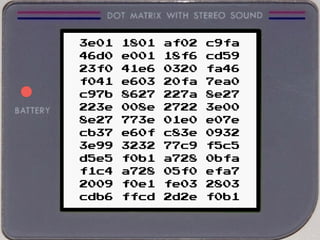 3e01 1801 af02 c9fa
46d0 e001 18f6 cd59
23f0 41e6 0320 fa46
f041 e603 20fa 7ea0
c97b 8627 227a 8e27
223e 008e 2722 3e00
8e27 773e 01e0 e07e
cb37 e60f c83e 0932
3e99 3232 77c9 f5c5
d5e5 f0b1 a728 0bfa
f1c4 a728 05f0 efa7
2009 f0e1 fe03 2803
cdb6 ffcd 2d2e f0b1
 