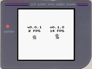 v0.0.1
2 FPS
v0.1.0
14 FPS
 