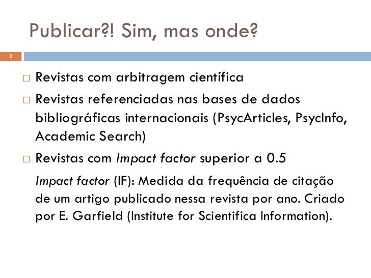 Publicar artigos