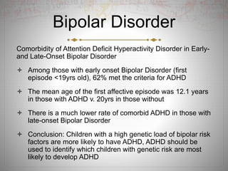 Comorbid adhd conditions | PPTX