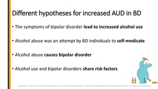 Comorbidities in bipolar disorder | PPTX