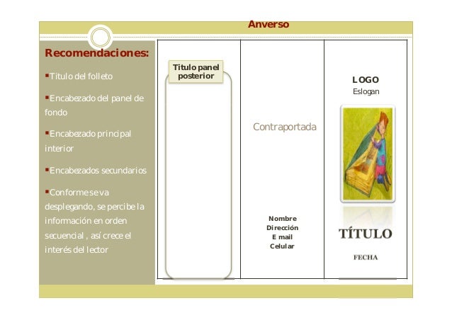 Como realizar un triptico
