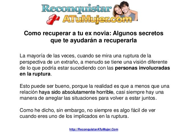 Como Conquistar A Mi Ex Como Recuperar Mi Matrimonio Consejos | como recuperar a tu ex novia algunos secretos que te Como Conquistar A Mi Ex Como Recuperar Mi Matrimonio Consejos | como recuperar a tu ex novia algunos secretos que te