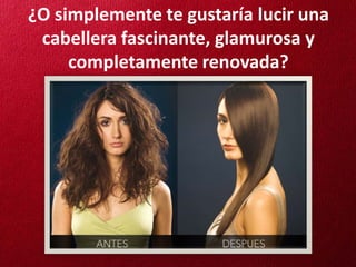 ¿O simplemente te gustaría lucir una
 cabellera fascinante, glamurosa y
     completamente renovada?
 