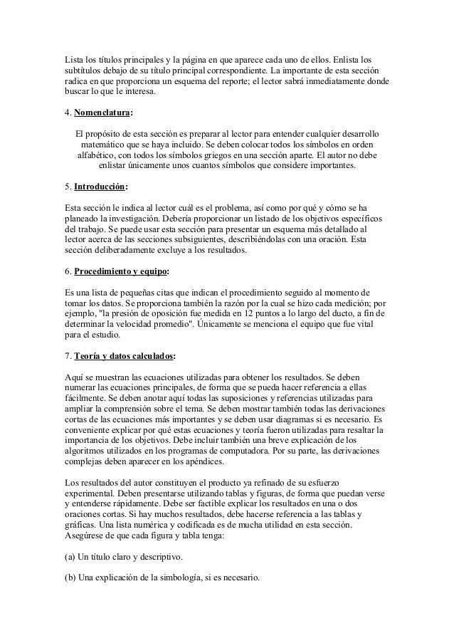 como redactar un buen informe tecnico como se redacta un informe