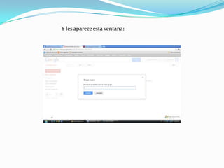 Y les aparece esta ventana:
 