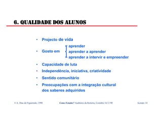 Como Renovar a Qualidade do Ensino