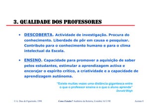 Como Renovar a Qualidade do Ensino