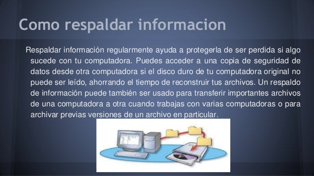 Como respaldar informacion (2)