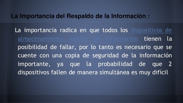 Como respaldar informacion (2)