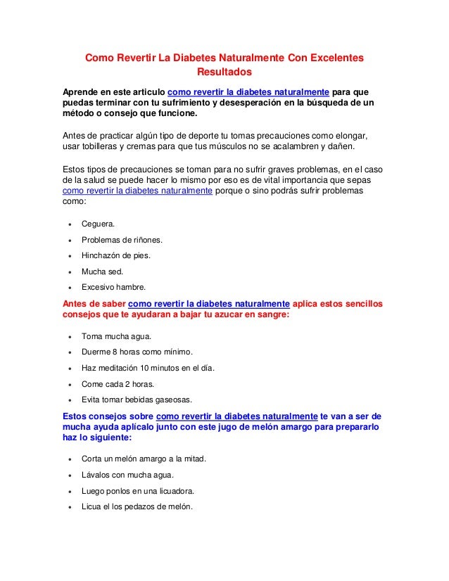 Como Revertir La Diabetes Naturalmente Con Excelentes Como Revertir La Diabetes Naturalmente Con Excelentes