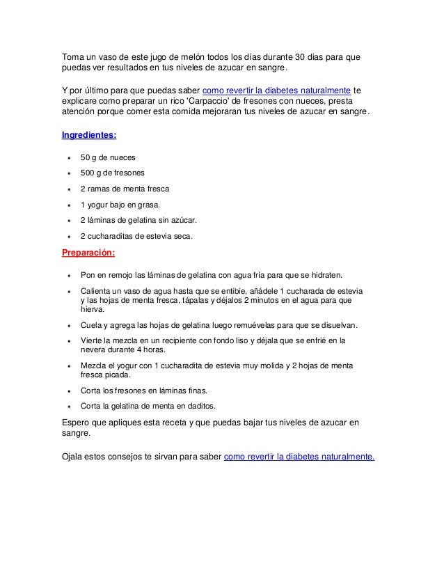 Como Revertir La Diabetes Naturalmente Con Excelentes Como Revertir La Diabetes Naturalmente Con Excelentes