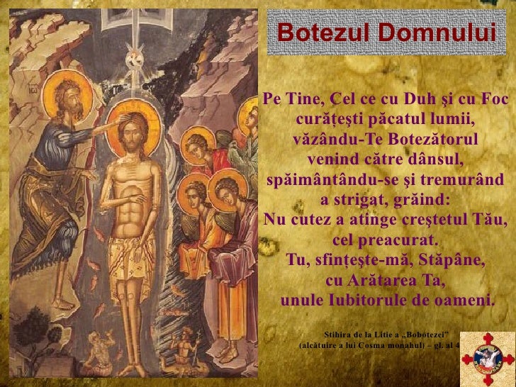 Felicitare De Boboteaza Comori Nemuritoare Ro