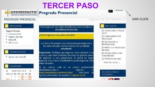 TERCER PASO 
DAR CLICK 
 