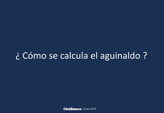 Cómo se calcula el aguinaldo | PDF