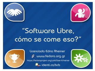 Software Libre como se come eso - Generico