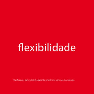 como se constrói um logótipo  flexibilidade  forma




O logótipo é composto por vários elementos que formam uma linguagem visual equilibrada; em nenhuma
situação essa harmonia deve ser alterada.

Forma  As formas devem manter os seus traços característicos, independentemente das dimensões
que venham a ter.

Escala  Na ampliação ou diminuição de um logótipo, deve sempre manter-se a relação entre os seus
elementos, fazendo com que a operação seja proporcional nos eixos x e y.


                    x




2,5/1
        2/1


              1/1




                           escala 1/1                                                                       y


                                              escala 2/1
                                         (ampliação de 200%)

                                             escala 2,5/1
                                         (ampliação de 250%)




O logótipo deve ser finalizado num programa informático que tenha disponível a ferramenta “curvas
de Bézier”. Utilizando este processo o desenho é definido através de pontos e esses pontos ligados auto-
maticamente por linhas; este processo confere ao logótipo uma enorme flexibilidade, rigor e qualidade
na ampliação ou diminuição.




23
 